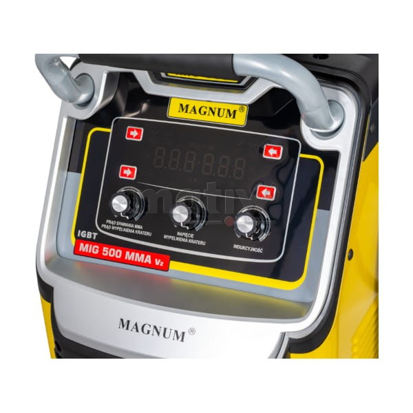 SPAWARKA MIGOMAT MAGNUM MIG 500 MMA V2 CHŁODNICA WÓZEK KOŁA 400V 500A 80%