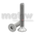 ŚRUBA NIERDZEWNA A2 ŁEB STOŻKOWY NA IMBUS DIN 7991 M6 x 110 100szt