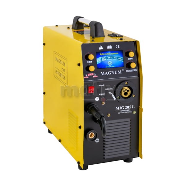 SPAWARKA MIGOMAT MAGNUM MIG 205L LCD SYNERGIA MMA 200A 60%