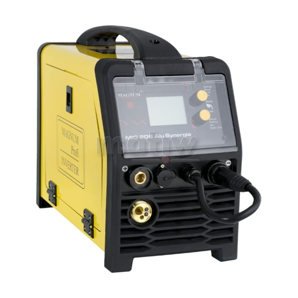 SPAWARKA MIGOMAT MAGNUM MIG 208 ALU SYNERGIA TIG MMA ALUMINIUM 200A 60%
