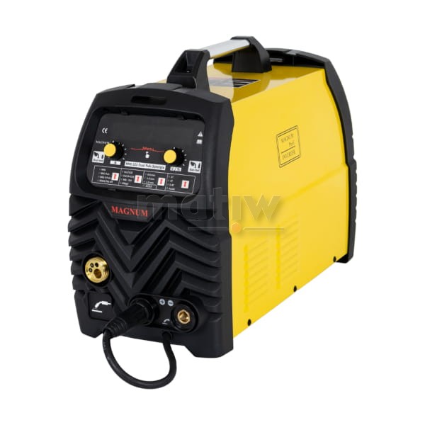 SPAWARKA MIGOMAT MAGNUM MIG 222 DUAL PULS SYNERGIA LED MMA 200A 60%