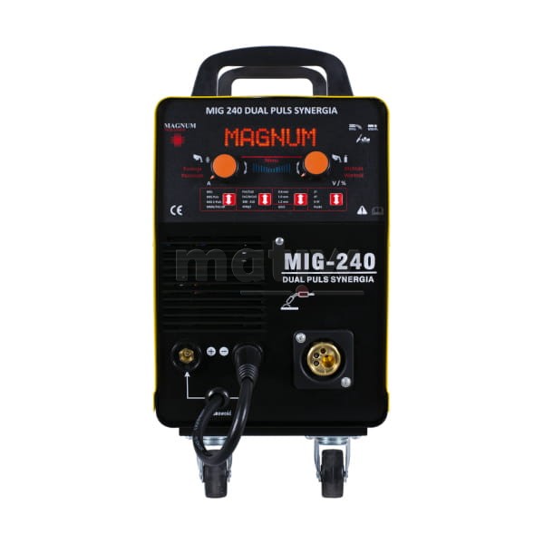 SPAWARKA MIGOMAT MAGNUM MIG 240 DUAL PULS SYNERGIA MMA TIG ALUMINIUM 200A
