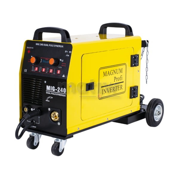 SPAWARKA MIGOMAT MAGNUM MIG 240 DUAL PULS SYNERGIA MMA TIG ALUMINIUM 200A
