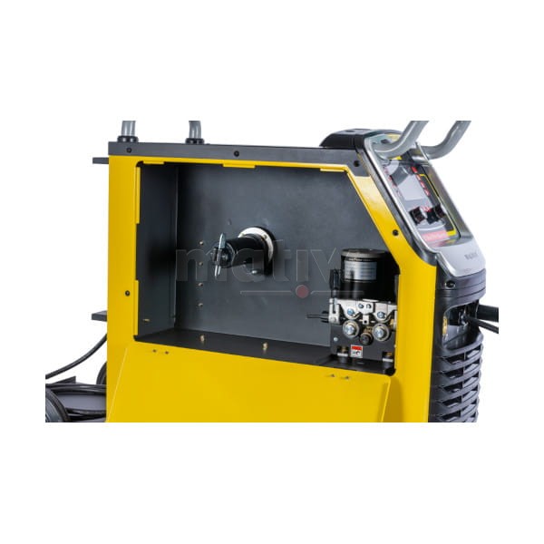 SPAWARKA MIGOMAT MAGNUM MIG 285 DUAL PULS SYNERGIA PODWOZIE Z KOŁAMI 280A