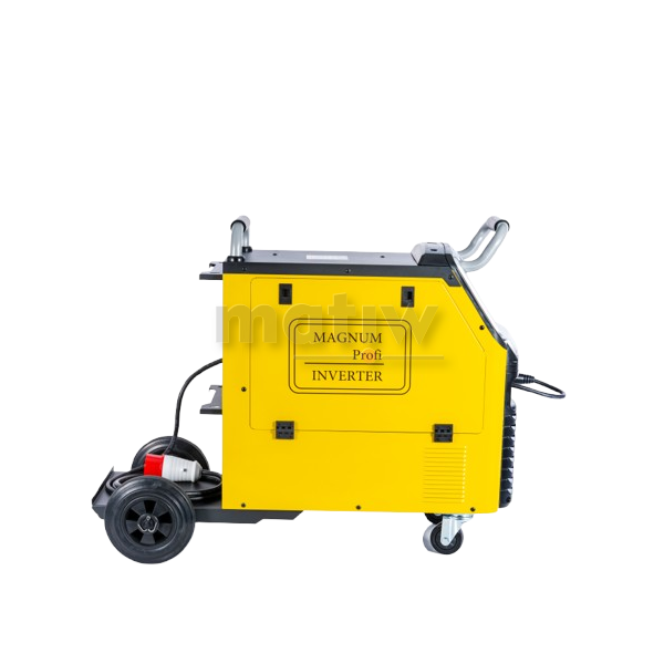 SPAWARKA MIGOMAT MAGNUM MIG 285 DUAL PULS SYNERGIA PODWOZIE Z KOŁAMI 280A