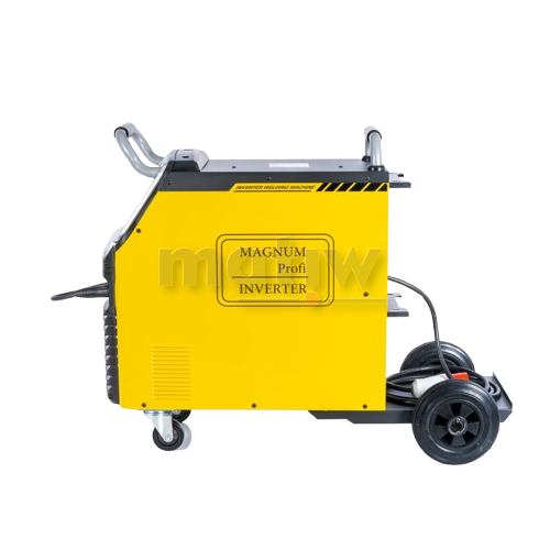 SPAWARKA MIGOMAT MAGNUM MIG 285 DUAL PULS SYNERGIA PODWOZIE Z KOŁAMI 280A