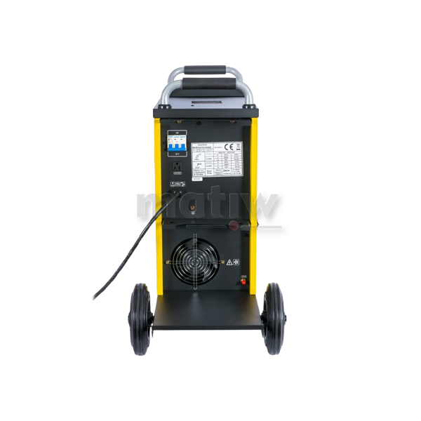 SPAWARKA MIGOMAT MAGNUM MIG 285 DUAL PULS SYNERGIA PODWOZIE Z KOŁAMI 280A