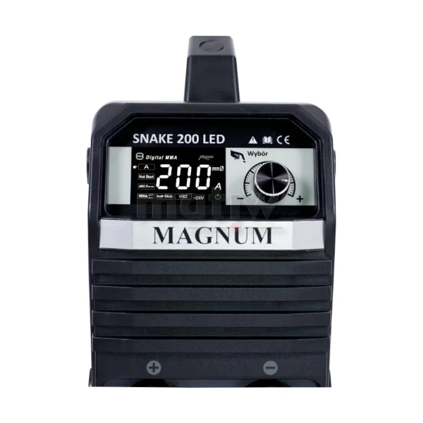 SPAWARKA ELEKTRODOWA MAGNUM SNAKE 200 LED INWERTEROWA 200A 60%