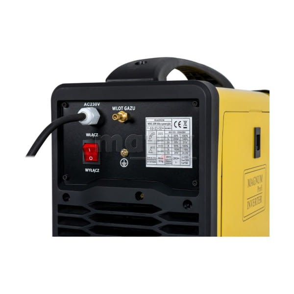 SPAWARKA MIGOMAT MAGNUM MIG 209 ALU SYNERGIA TIG MMA 200A 60%