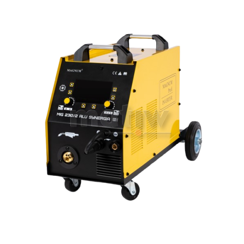 SPAWARKA MIGOMAT MAGNUM MIG 230/2 ALU SYNERGIA ALUMINIUM TIG MMA 200A 60%