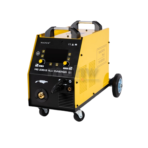 SPAWARKA MIGOMAT MAGNUM MIG 230/2 ALU SYNERGIA ALUMINIUM TIG MMA 200A 60%
