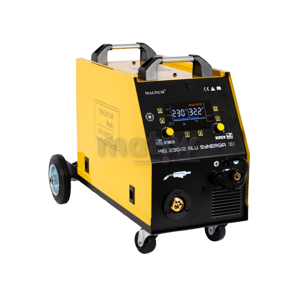 SPAWARKA MIGOMAT MAGNUM MIG 230/2 ALU SYNERGIA ALUMINIUM TIG MMA 200A 60%