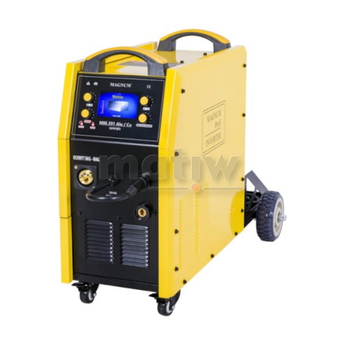 SPAWARKA MIGOMAT MAGNUM MIG 291 ALU/CU SYNERGIA ALUMINIUM MMA TIG 280A 60%