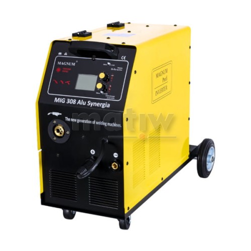 SPAWARKA MIGOMAT MAGNUM MIG 308 ALU SYNERGIA ALUMINIUM MMA TIG 300A 60%