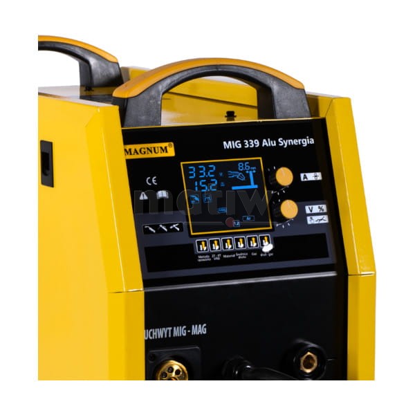 SPAWARKA MIGOMAT MAGNUM MIG 339 ALUMINIUM SYNERGIA MMA TIG 315A 60%