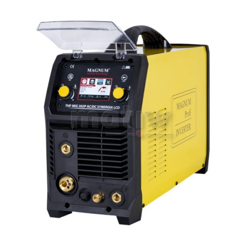 SPAWARKA MIGOMAT MAGNUM THF MIG 202P AC/DC SYNERGIA LCD MMA TIG 200A 60%