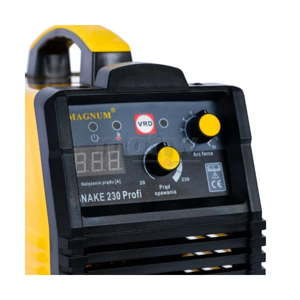 SPAWARKA ELEKTRODOWA MAGNUM SNAKE 230 PROFI INWERTEROWA 230A 60%