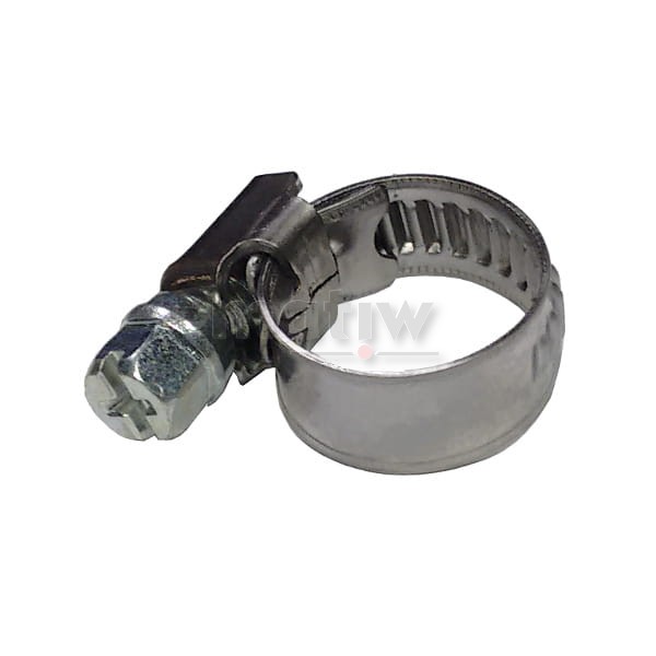 OPASKA ZACISKOWA ŚLIMAKOWA NIERDZEWNA  10 - 16 mm