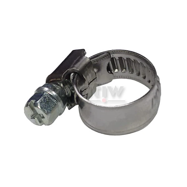 OPASKA ZACISKOWA ŚLIMAKOWA NIERDZEWNA  12 - 22 mm