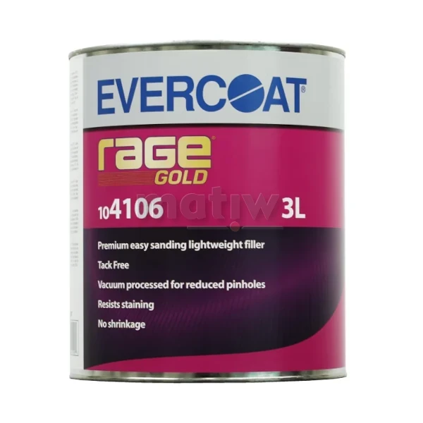 SZPACHLÓWKA RAGE GOLD EVERCOAT 3L