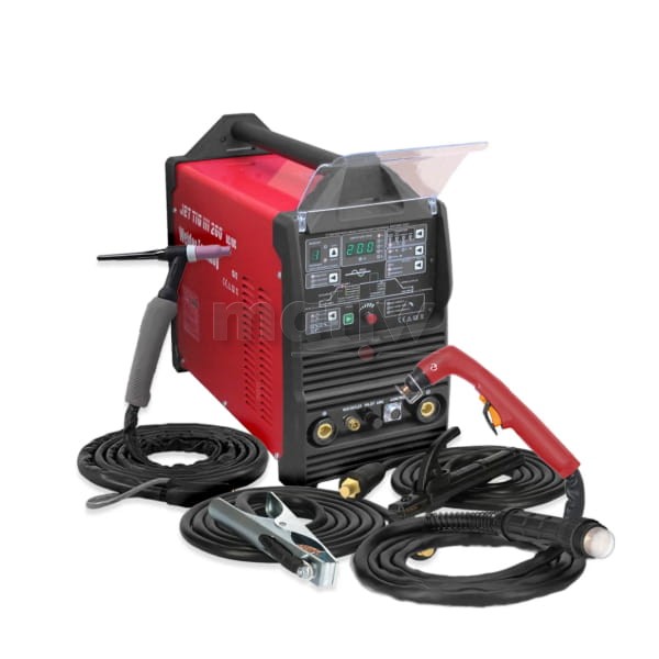 SPAWARKA INWERTOROWA JET TIG III AC/DC 200 3w1 IGBT PFC PLASMA WELDER FANTASY + UCHWYT TIG PARKER