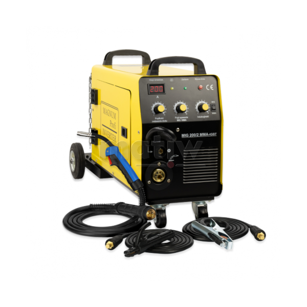 SPAWARKA MIGOMAT MAGNUM MIG 200/2 MMA IGBT (KN) 200A 60% PODWOZIE Z KOŁAMI