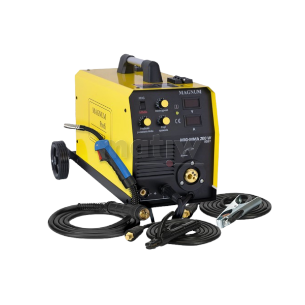 SPAWARKA MIGOMAT MAGNUM MIG 200W MMA IGBT 180A 60% PODWOZIE Z KOŁAMI