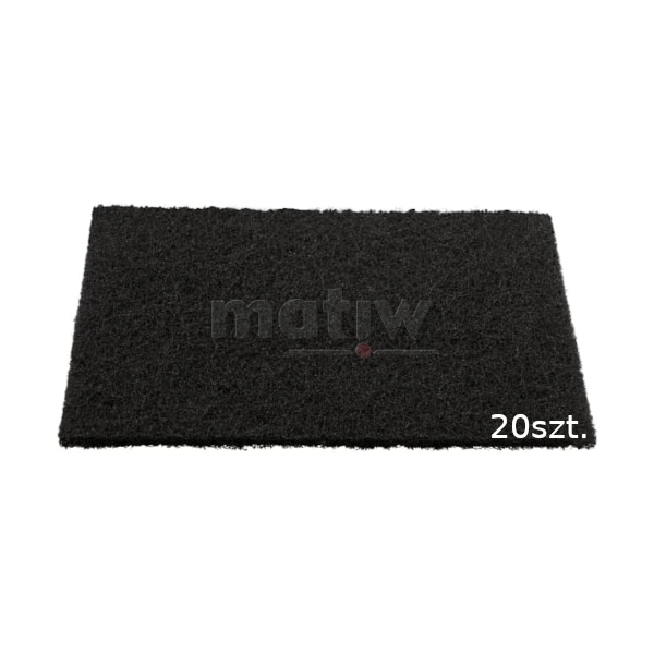 ARKUSZ ŚCIERNY WŁÓKNINA KLINGSPOR NPA 500 CZARNY MEDIUM 20szt