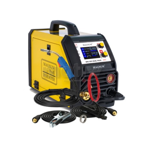 SPAWARKA MIGOMAT MAGNUM MIG 223 DUALPULS SYNERGIA LCD MMA TIG ALUMINIUM