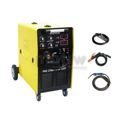 SPAWARKA MIGOMAT MAGNUM MIG 270W MMA IGBT 280A 60% 400V PODWOZIE Z KOŁAMI
