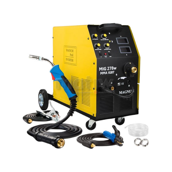 SPAWARKA MIGOMAT MAGNUM MIG 278W MMA IGBT 280A 60% 400V PODWOZIE Z KOŁAMI