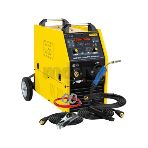SPAWARKA MIGOMAT MAGNUM MIG 281 DUAL PULS SYNERGIA PODWOZIE Z KOŁAMI 280A
