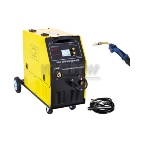 SPAWARKA MIGOMAT MAGNUM MIG 308 ALU SYNERGIA ALUMINIUM MMA TIG 300A 60%