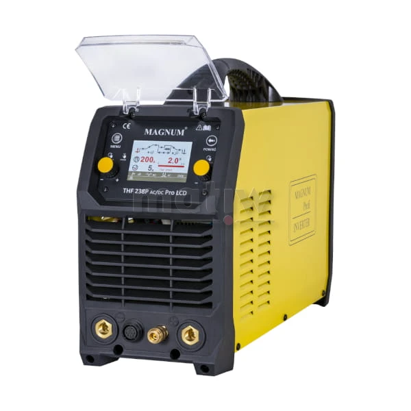 SPAWARKA TIG MAGNUM THF 238P AC/DC PRO LCD PULS ALUMINIUM 200A 60%