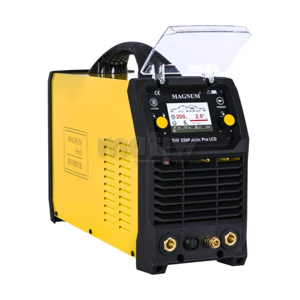 SPAWARKA TIG MAGNUM THF 238P AC/DC PRO LCD PULS ALUMINIUM 200A 60%