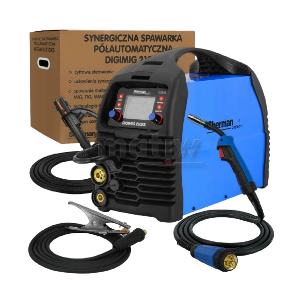 SPAWARKA MIGOMAT SHERMAN MIG DIGIMIG 210XS SYNERGIA TIG MMA