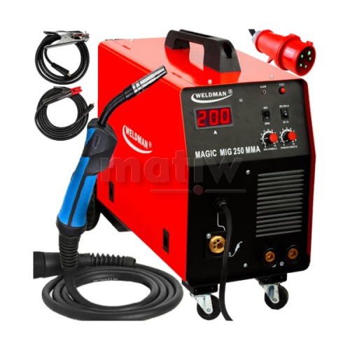SPAWARKA WELDMAN MIG MAGIC 250 4x4 MMA 230/400V