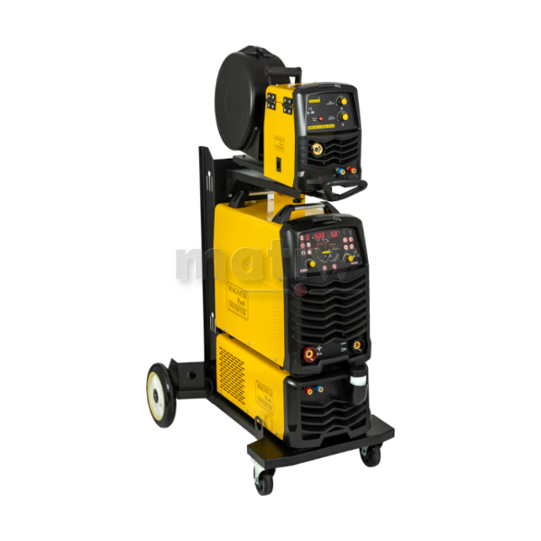 PÓŁAUTOMAT INWERTER MAGNUM MIG 501-S DUAL PULS SYNERGIA LED 500A, MB501/3, WBUDOWANA CHŁODNICA + ZEWNĘTRZNY PODAJNIK DRUTU (ZP22) + PZW/15m +BTC