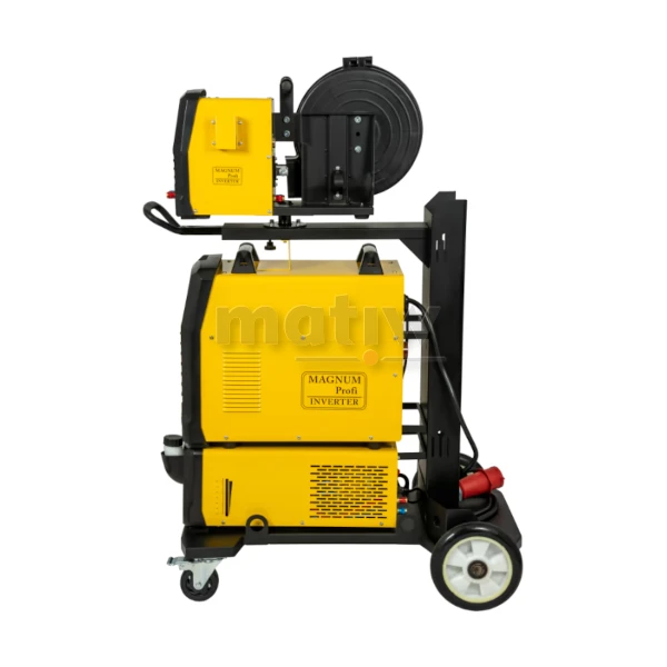 PÓŁAUTOMAT INWERTER MAGNUM MIG 501-S DUAL PULS SYNERGIA LED 500A, MB501/3, WBUDOWANA CHŁODNICA + ZEWNĘTRZNY PODAJNIK DRUTU (ZP22) + PZW/15m +BTC