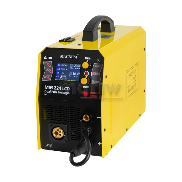 SPAWARKA MAGNUM MIG 224 LCD DUAL PULS SYNERGIA MMA