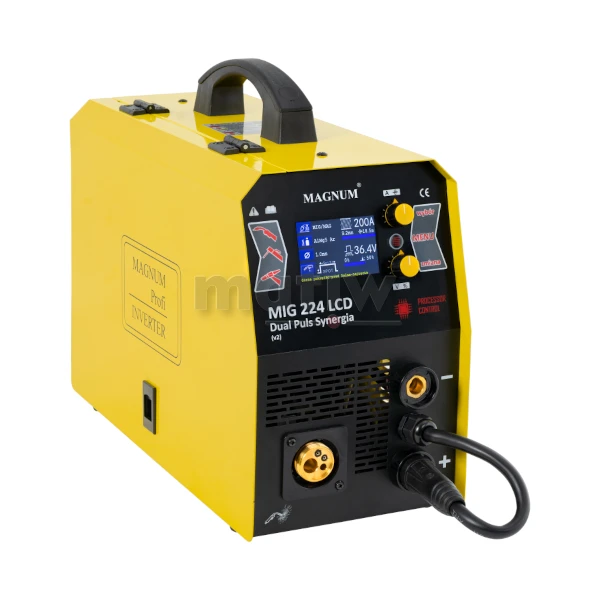 SPAWARKA MAGNUM MIG 224 LCD DUAL PULS SYNERGIA MMA