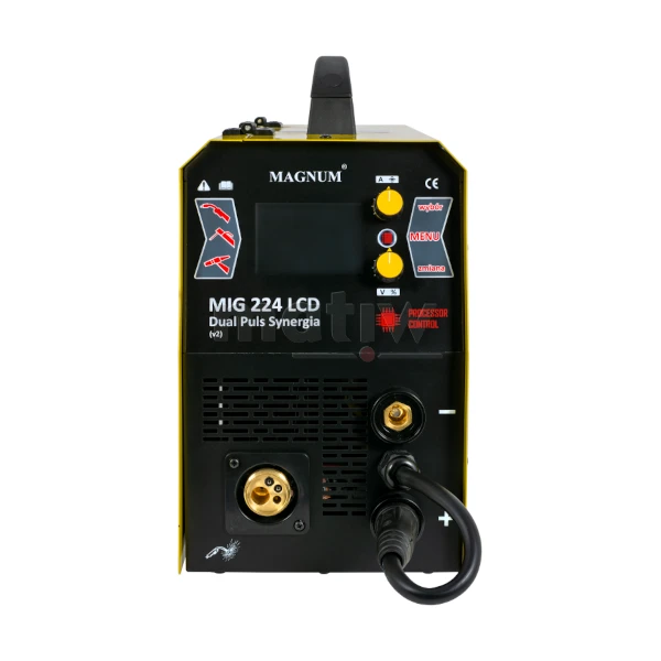 SPAWARKA MAGNUM MIG 224 LCD DUAL PULS SYNERGIA MMA