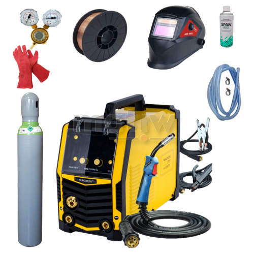 ZESTAW SPAWARKA MIGOMAT MAGNUM MIG 212 ALU CU SYNERGIA TIG MMA 200A 60%