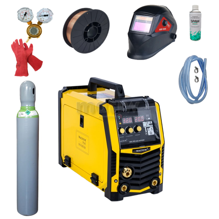 ZESTAW SPAWARKA MIGOMAT MAGNUM MIG 202 EASY SYNERGIA MMA TIG 200A 60%
