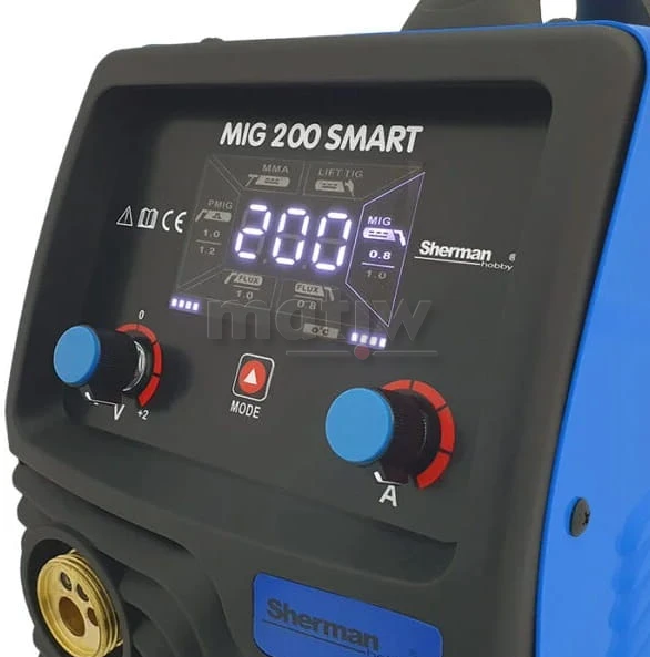 SPAWARKA INWERTOROWA SYNERGIA MIGOMAT MIG TIG MMA SHERMAN MIG 200 SMART