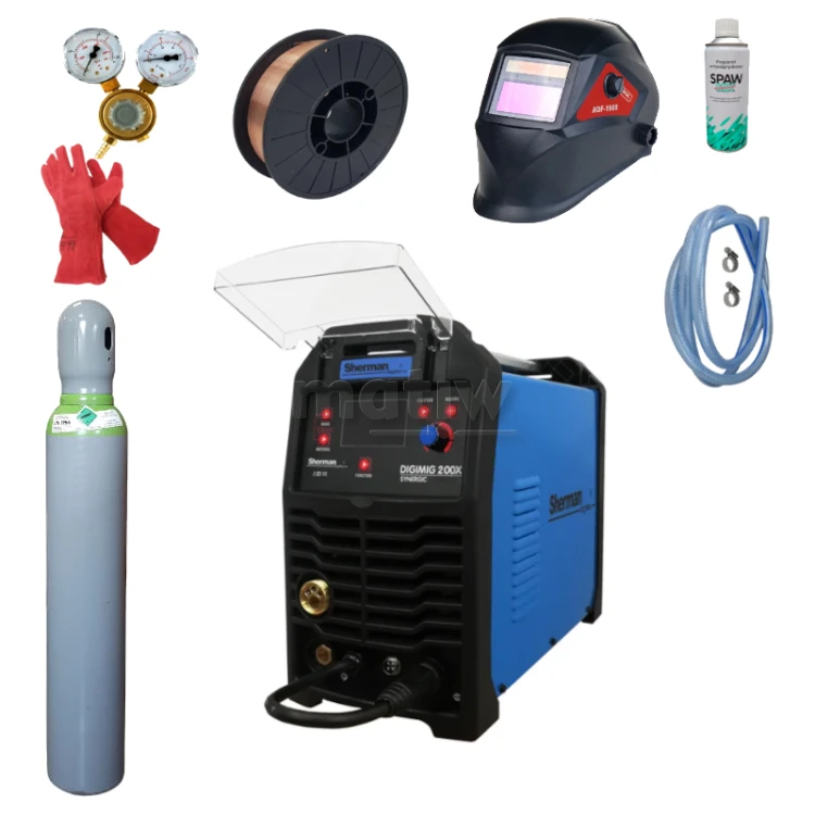 ZESTAW SPAWARKA MIGOMAT SHERMAN MIG DIGIMIG 200X SYNERGIC SYNERGIA TIG MMA