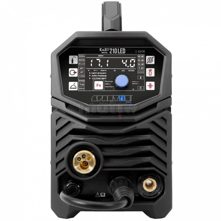 SPAWARKA MIGOMAT SPARTUS EASYMIG 210 LED SYNERGIA MIG TIG MMA