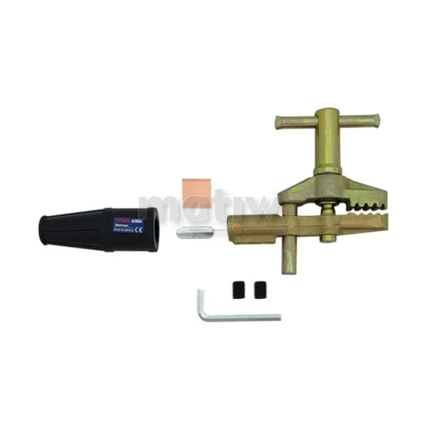 ZACISK SPAWALNICZY ŚRUBOWY BIEGUNOWY 600A TYP II ZST602 SHERMAN