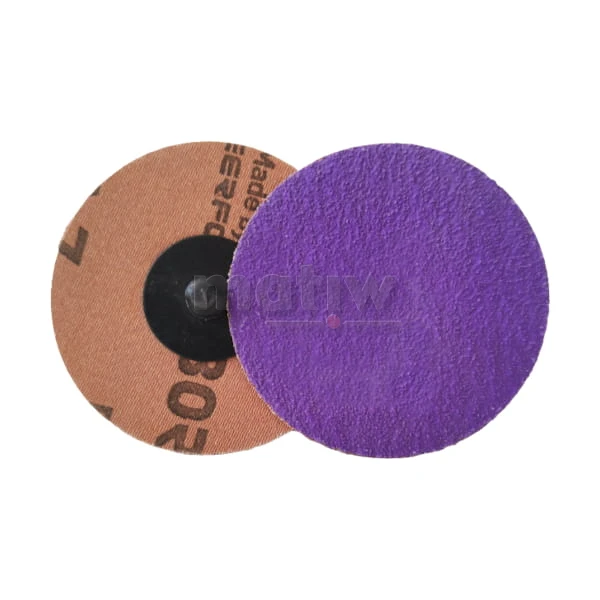 KRĄŻEK ŚCIERNY DYSK ROLOC Z MATERIAŁU DEERFOS BORA7 ŚREDNICA 76 mm P 40 25szt