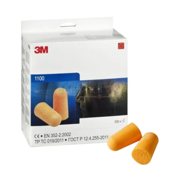 WKŁADKI PRZECIWHAŁASOWE DO USZU 3M 1100 200 PAR